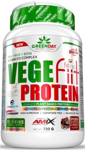 AMIX GreenDay Vege-Fiit Protein 720g Double Dutch Chocolate (Csokoládé)
