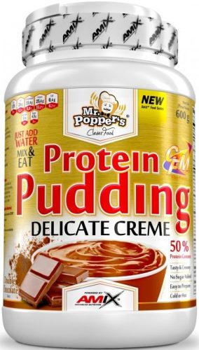 AMIX Mr. Poppers Protein Pudding Delicate Creme 600g Double Chocolate (Csokoládé)