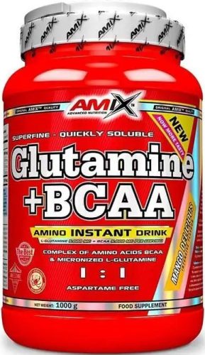 AMIX L-Glutamine + BCAA 1000g Unflavored (Ízesítetlen)