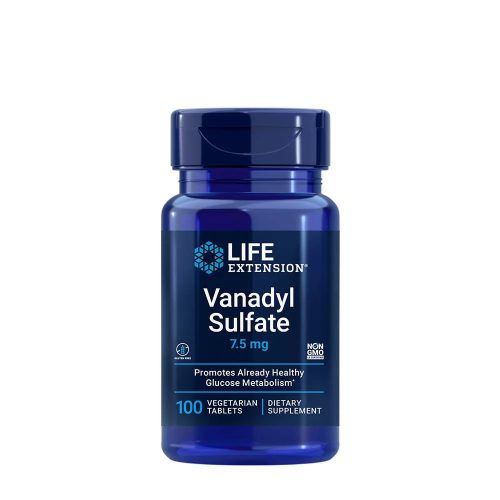Life Extension Vanadyl Sulfate 7,5mg 100 Veg Tablets 100 Vegetáriánus Tabletta