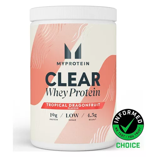 Myprotein Clear Whey Protein Isolate 488g Tropical Dragonfruit (Trópusi Sárkánygyümölcs)