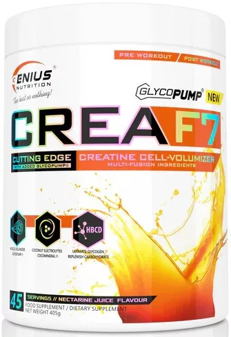 Genius Nutrition CREAF7 405g Nectarine Juice (Nektarin)