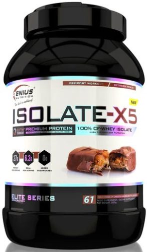 Genius Nutrition Isolate-X5 2000g Choco Hazelnut (Csokoládé Mogyoró)