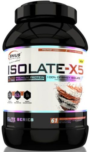 Genius Nutrition Isolate-X5 2000g Wheysquick Chocolate (Csokoládé)