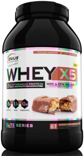 Genius Nutrition Whey X5 2000g Choco Hazelnut (Csokoládé Mogyoró)