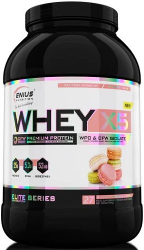 Genius Nutrition Whey X5 900g Macarons (Makaron)