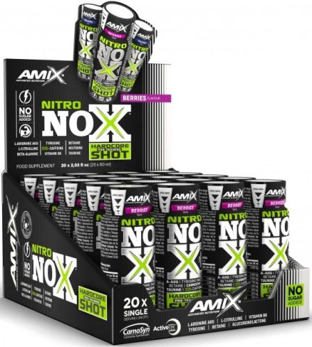 AMIX Karton Nitro Nox Shot 20x60ml Berries (Erdei Gyümölcs)