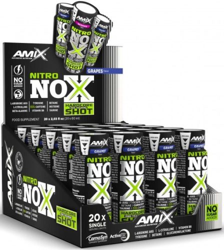 AMIX Karton Nitro Nox Shot 20x60ml Grape (Szőlő)