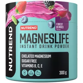   Nutrend Magneslife Instant Drink Powder 300g Forest Fruit (Erdei Gyümölcs)