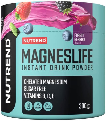 Nutrend Magneslife Instant Drink Powder 300g Forest Fruit (Erdei Gyümölcs)