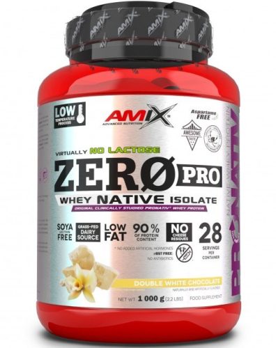 AMIX ZeroPro® Protein 1000g Double White Chocolate (Fehércsokoládé)
