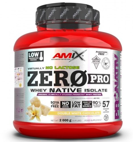 AMIX ZeroPro® Protein 2000g Double White Chocolate (Fehércsokoládé)