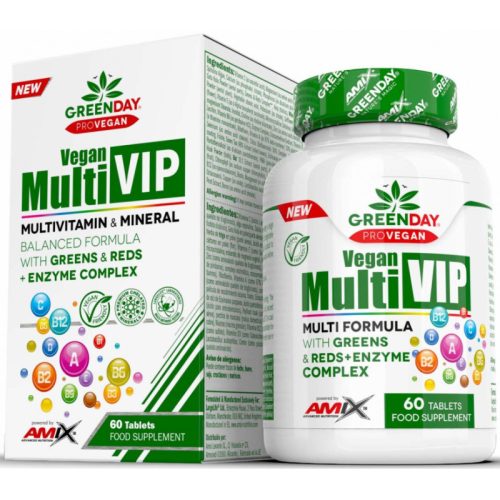 AMIX GreenDay ProVEGAN Vegan Multi VIP 60 Tablets 60 Tabletta