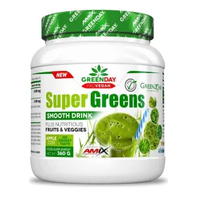AMIX GreenDay ProVEGAN Super Greens Smooth Drink 360g Green Apple (Zöldalma)