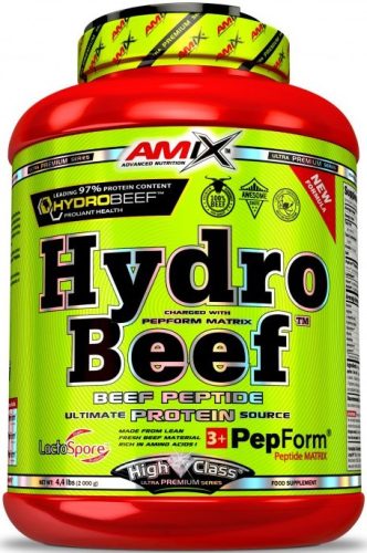 AMIX Hydro Beef 2000g Peanut Choco Caramel (Mogyoróvaj Csokoládé Karamell)