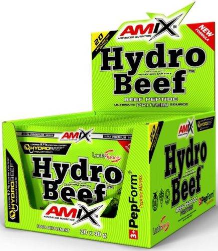 AMIX Karton Hydro Beef 20x40g Double Choco Coconut (Duplacsokoládé Kókusz)
