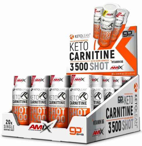 AMIX Karton KetoLean Keto goBHB + Carnitine Shot 20x60ml
