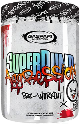 Gaspari Nutrition SuperPump Aggression 450g U.S.A. Blood Orange (Vérnarancs)