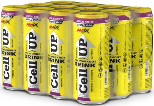 AMIX Karton Cell Up Drink 12x500ml Tropical Breeze ((Trópusi Gyümölcs)