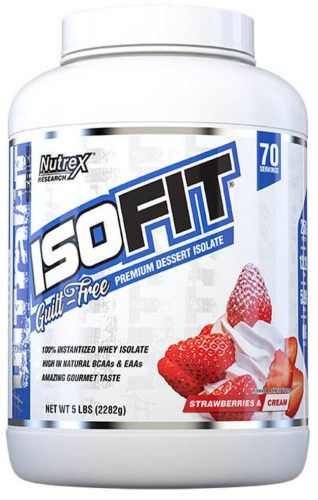 Nutrex Isofit 2273g Strawberries & Cream (Eperkrém)