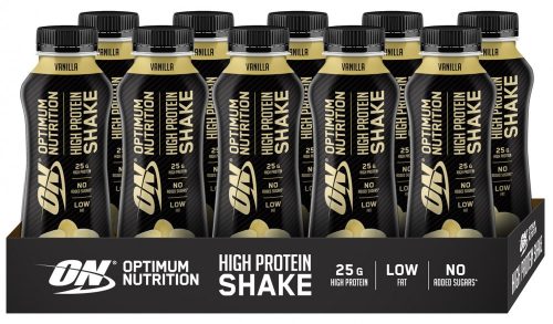 Optimum Nutrition Karton High Protein Shake 10x500ml White Chocolate (Fehér Csokoládé)