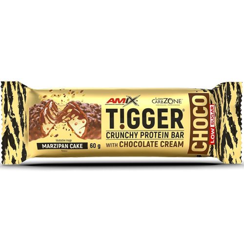 AMIX Tigger Choco Protein Bar 60g Marzipan Cake (Marcipán Torta)