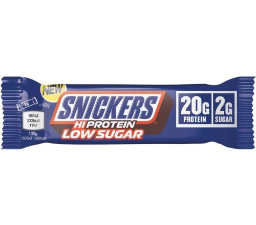 Snickers&Mars Bar SNICKERS LOW SUGAR MILK CHOCO HiProtein (Tejcsoki) 57g