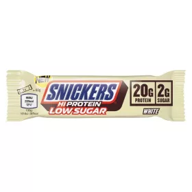 S&M Bar Hiprotein SNICKERS LOW SUGAR WHITE CHOCO (Fehércsokoládé) 57g