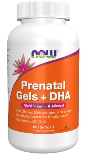 Now Foods Prenatal Gels + DHA 180 Softgels 180 Gélkapszula