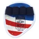 Chiba 40186 Motivation Grippad Royal/Red/White (Kék/Piros/Fehér) S/M (Kicsi/Közepes Méret)