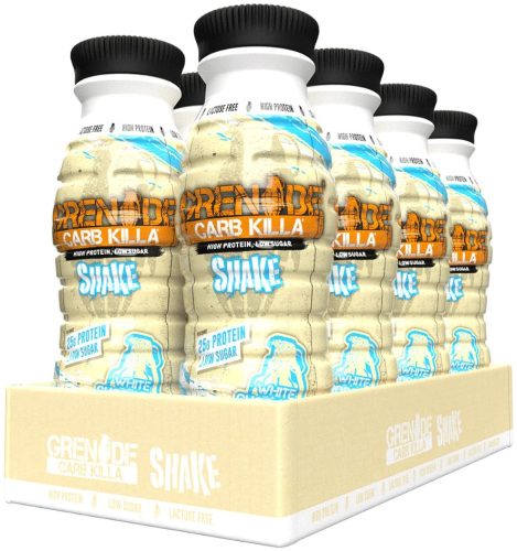 Grenade Karton Carb Killa High Protein Shake 8x330ml White Chocolate (Fehér Csokoládé)