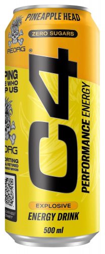 Cellucor C4 Energy EU 500ml Pineapple Head (Ananász)