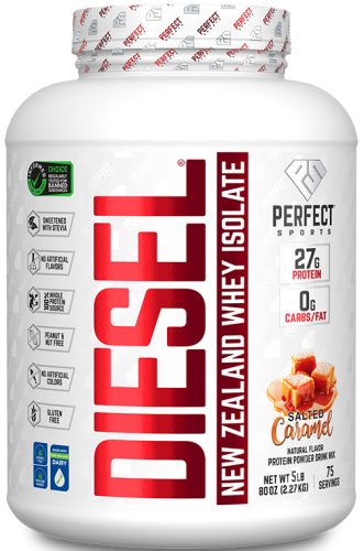 Perfect Sports Diesel 100% New Zealand Whey Isolate 2267g Salted Caramel (Sós Karamell)