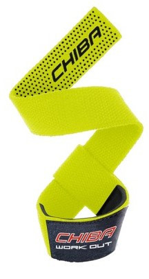 Chiba Lifting Straps One Size (Gurtni) Neon Yellow (Neon Sárga)