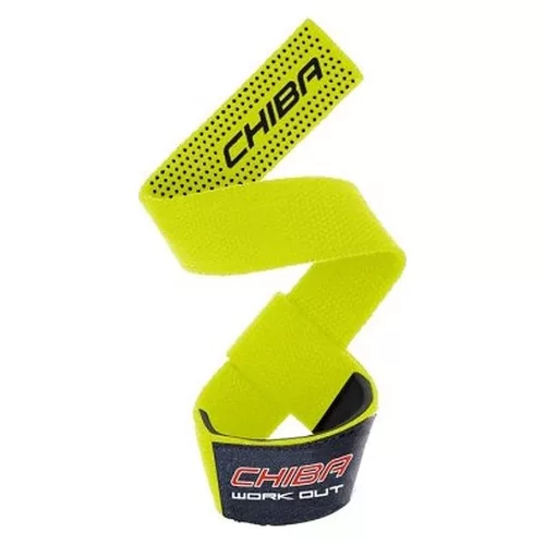 Chiba Lifting Straps One Size (Gurtni) Neon Yellow (Neon Sárga)