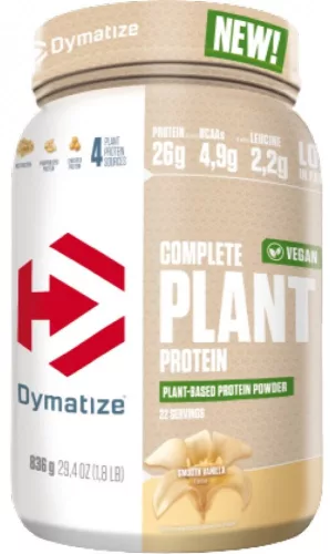 Dymatize Complete Plant Protein 836g Smooth Vanilla (Vanília)
