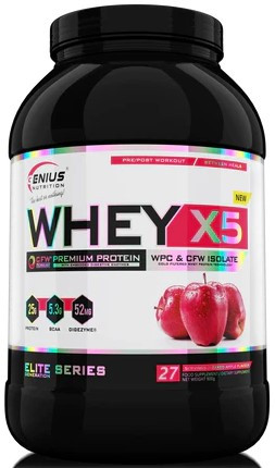 Genius Nutrition Whey X5 900g Baked Apple (Sült Alma)