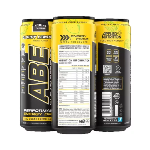 Applied Nutrition ABE RTD 330ml Cloudy Lemonade (Limonádé)