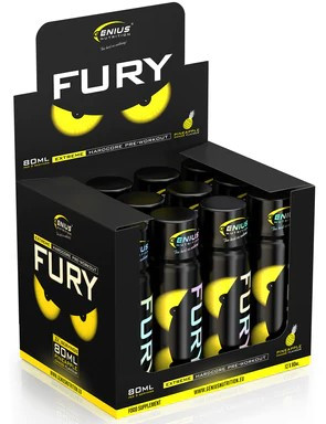 Genius Nutrition Karton Fury Extreme Shot 12x80ml Pineapple Chaos (Ananász)