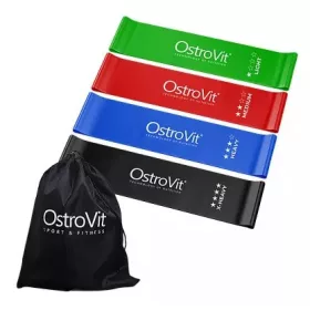   OstroVit Training Bands 4 pcs + bag (Ellenállásos Gumiszalag 4db+táska) 4 Erősség