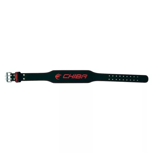 Chiba Leather Belt Black/Red (Fekete/Piros) L (Nagy Méret)