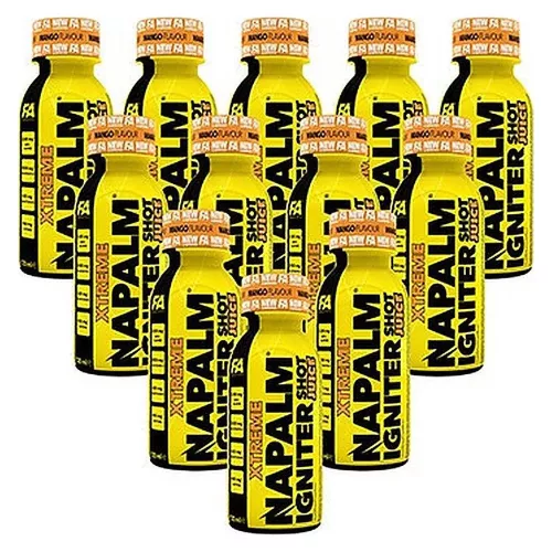 Fitness Authority Karton Xtreme Napalm Igniter Shot Juice 12x120ml Mango (Mangó)