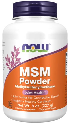 Now Foods MSM Methylsulfonylmethane Powder 227g 227g Unflavored (Ízesítetlen)