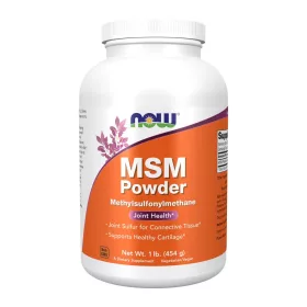Now Foods MSM Methylsulfonylmethane Powder 454g 454g Unflavored (Ízesítetlen)