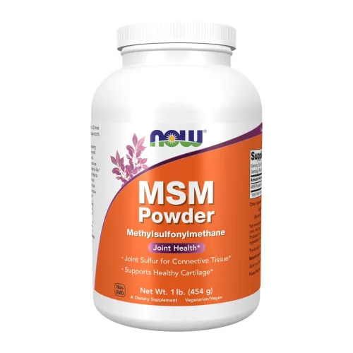 Now Foods MSM Methylsulfonylmethane Powder 454g 454g Unflavored (Ízesítetlen)
