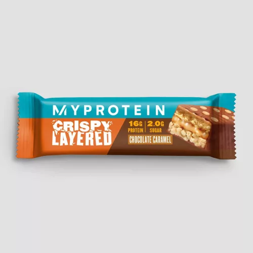 Myprotein Crispy Layered Bar 58g Chocolate Caramel (Csokoládé Karamell)