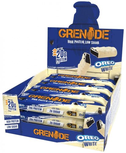 Grenade Karton Carb Killa Protein Bar 12x60g Oreo White (Fehér Oreo Keksz)