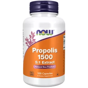  Now Foods Propolis 5:1 Extract 1500mg 100 Capsules 100 Kapszula