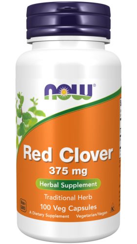 Now Foods Red Clover 375mg 100 Capsules 100 Kapszula