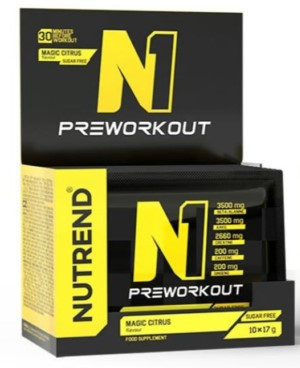 Nutrend Karton N1 Pre-Workout Booster 10x17g Magic Citrus (Citrus)